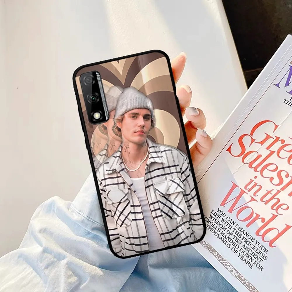 Fashion J-Justin B-Biebers Phone Case For Huawei Y9 6 7 5 Prime Enjoy 7s 7 8 plus 7a 9e 9plus 8E Lite Psmart Shell