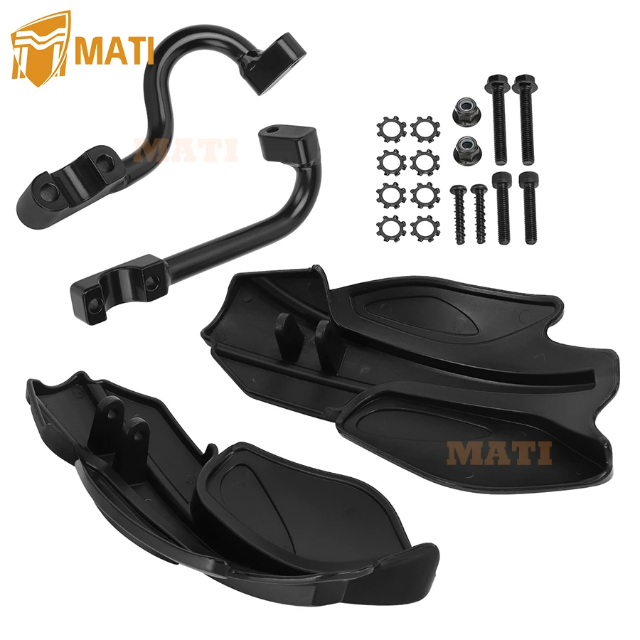 Handguards & Mount Brackets Kit Compatible with Polaris Sportsman 1000 850 800 570 550 500 450 400 Scrambler 850 1000 2889341