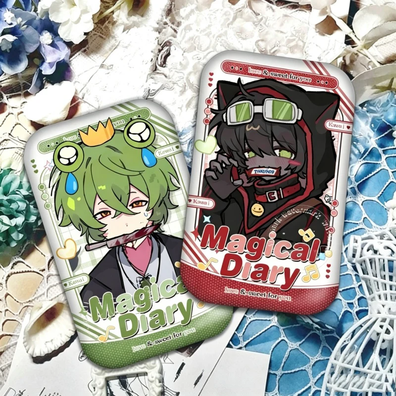 Game FroggyDude ThatMob Cosplay Brooch Kawaii Creative Badge Laser Lapel Pins Bag Ornament Accessory Collect Decoration Prop