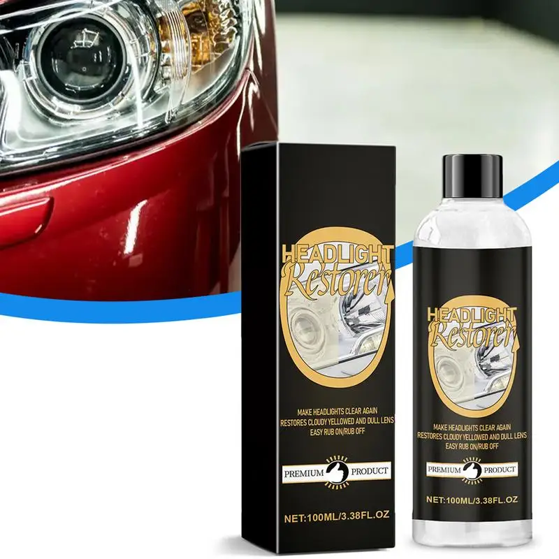 Car Headlight Repair Kit Complete Restoring Refurbishment Set Headlight Restorer Cleaner Scratch Remover Fluid For Cars Suvs Rvs