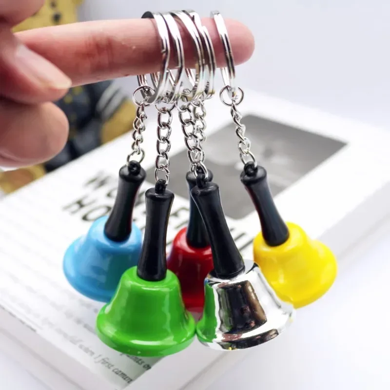 Metal Ringing Bell Service Bell Hand Ringing Bell Keychain Bar Di Bar Ordering Meal Ringing Bell Pet Training Hand Ringing Bell