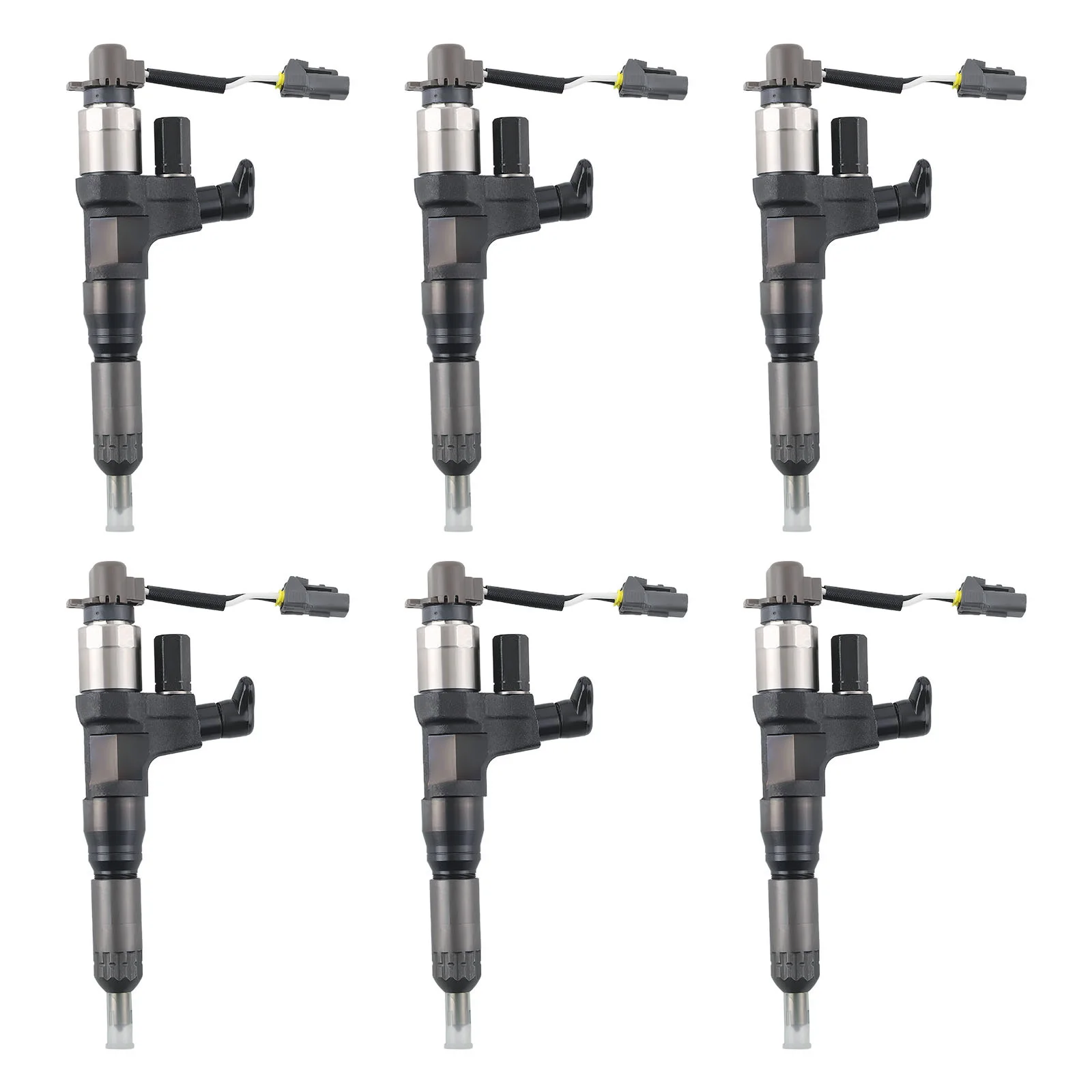 

6pc Diesel Fuel Injector Kit for Hino J08E SK350-8 SK200-8 SK210-8 SK250-8 New Set