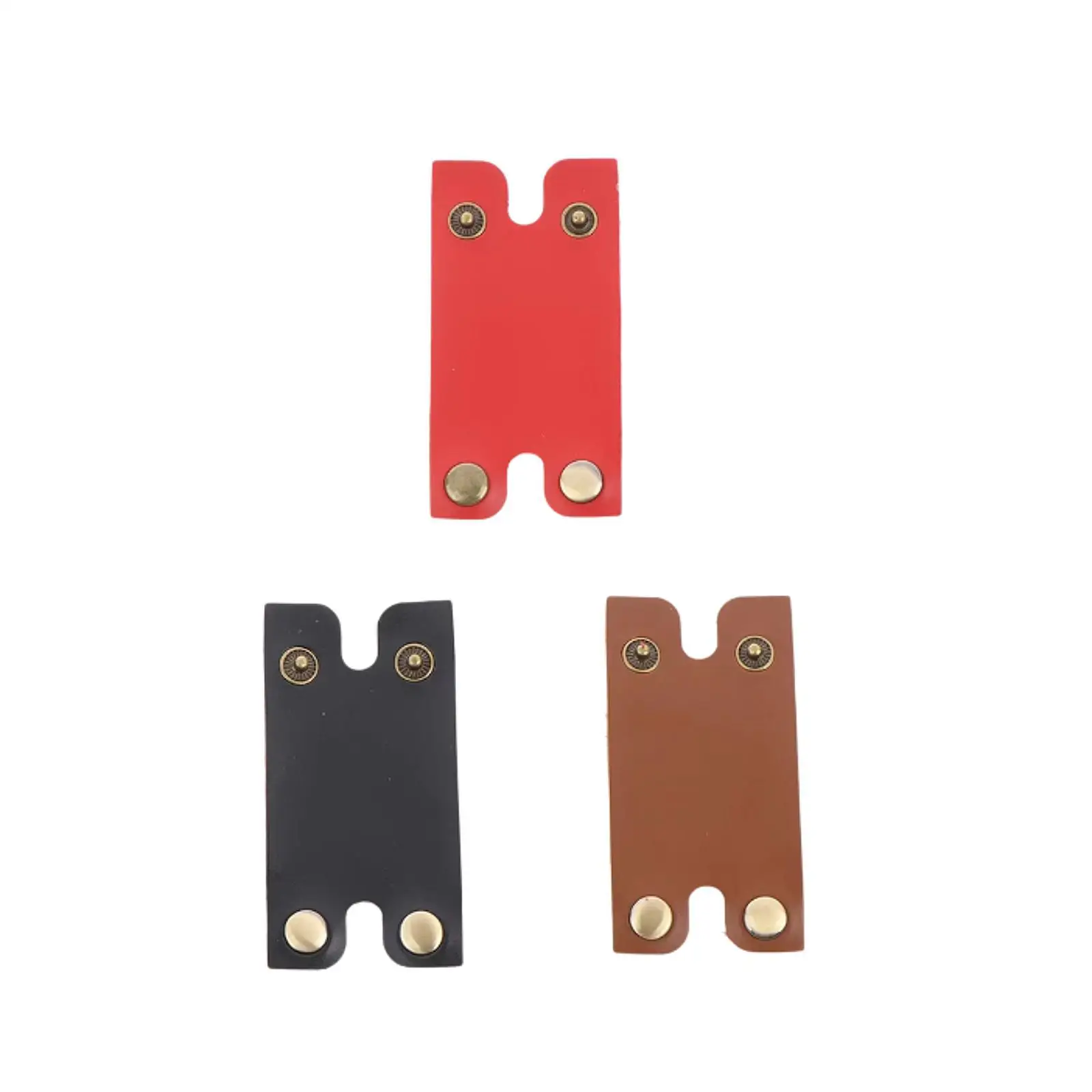 Shavor Blade Head Cover PU Leather Smooth Surface Easy Installation Practical Razors Case for Travel Household Dorm Hotel Adults