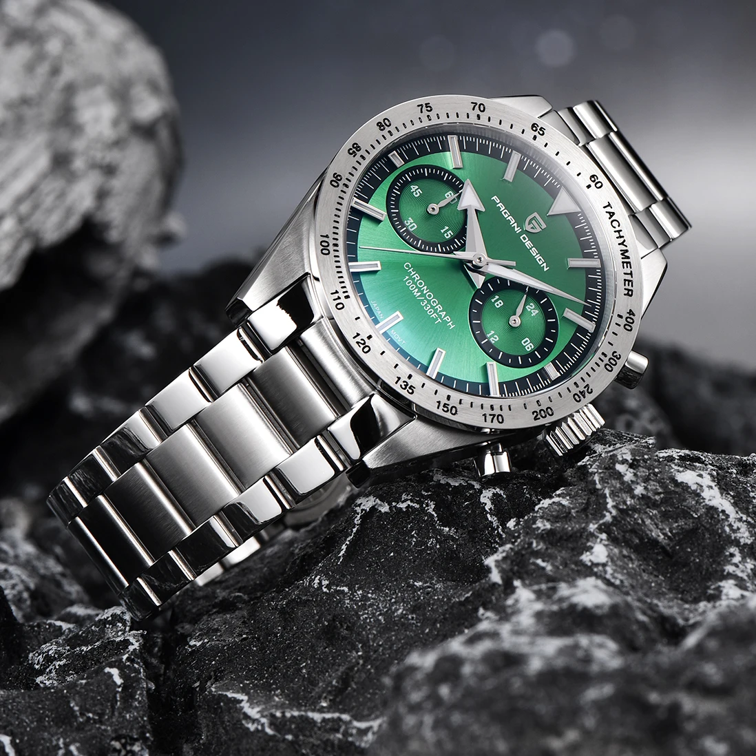 PAGANI DESIGN 2026 جديد الطيار الرياضة كرونوغراف ساعة كوارتز فاخرة للرجال الفولاذ المقاوم للصدأ VK64 مقاوم للماء ساعة اليد للرجال #6