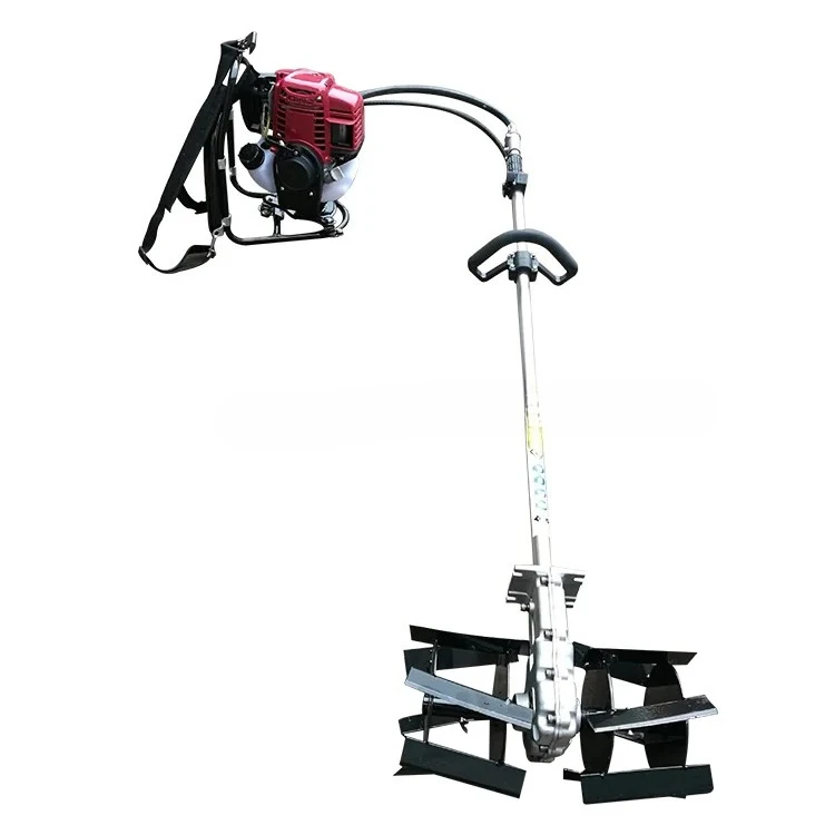 High Quality Portable Backpack  Lawn Mower Single Cylinder 4-Stroke Industrial Grade with Folding Handle for Home DIY Use