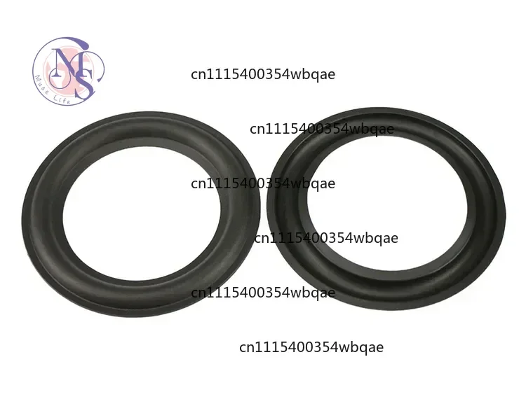 ZOCI-2.75 Inch 67mm Speaker Rubber Surround Side New Folding Ring Speaker Repair Parts Horn Rubber Edge 2PCS
