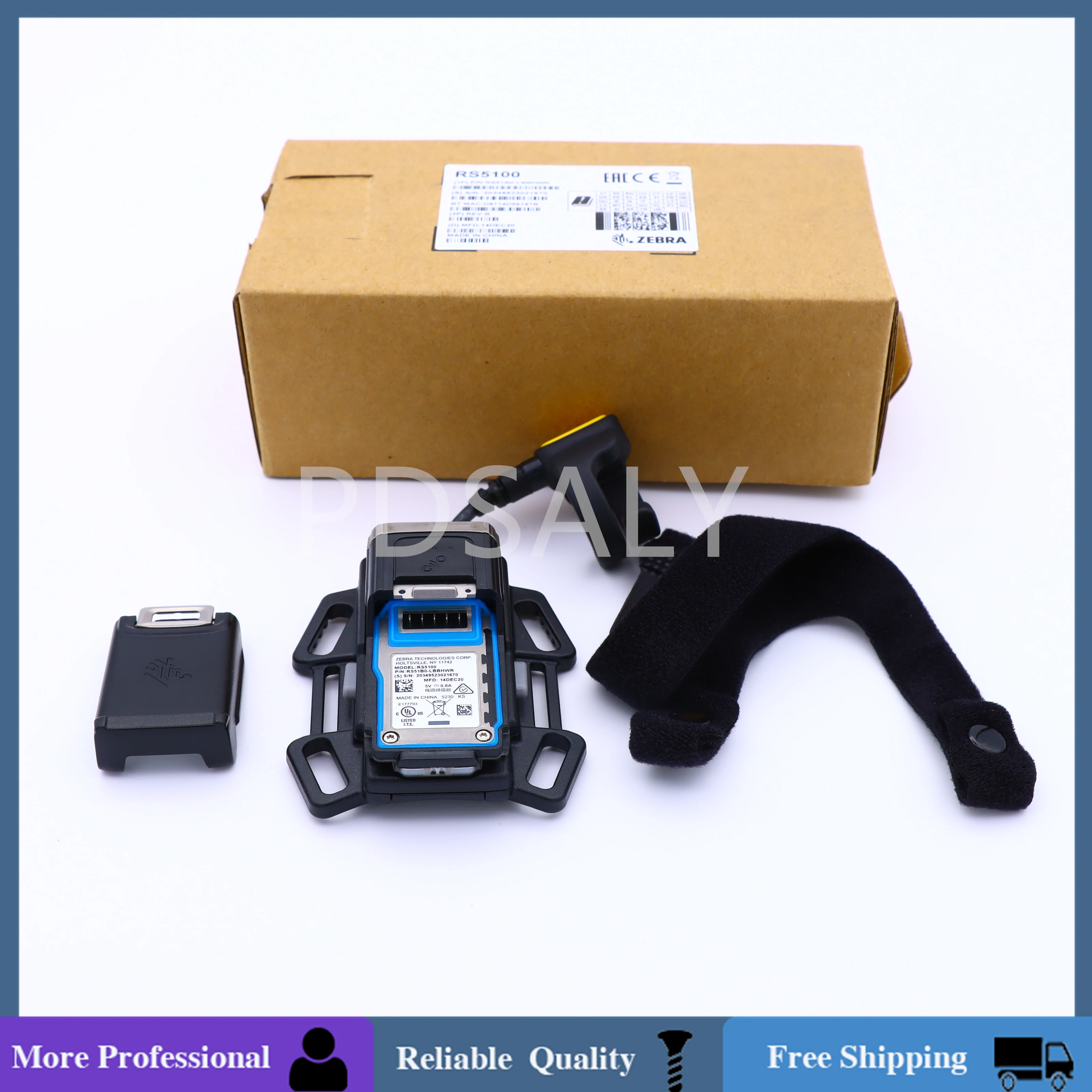 Zebra RS5100 Wearable Ring Barcode Scanner RS51B0-LBBHWR SE4710 Scan Engine With Battery