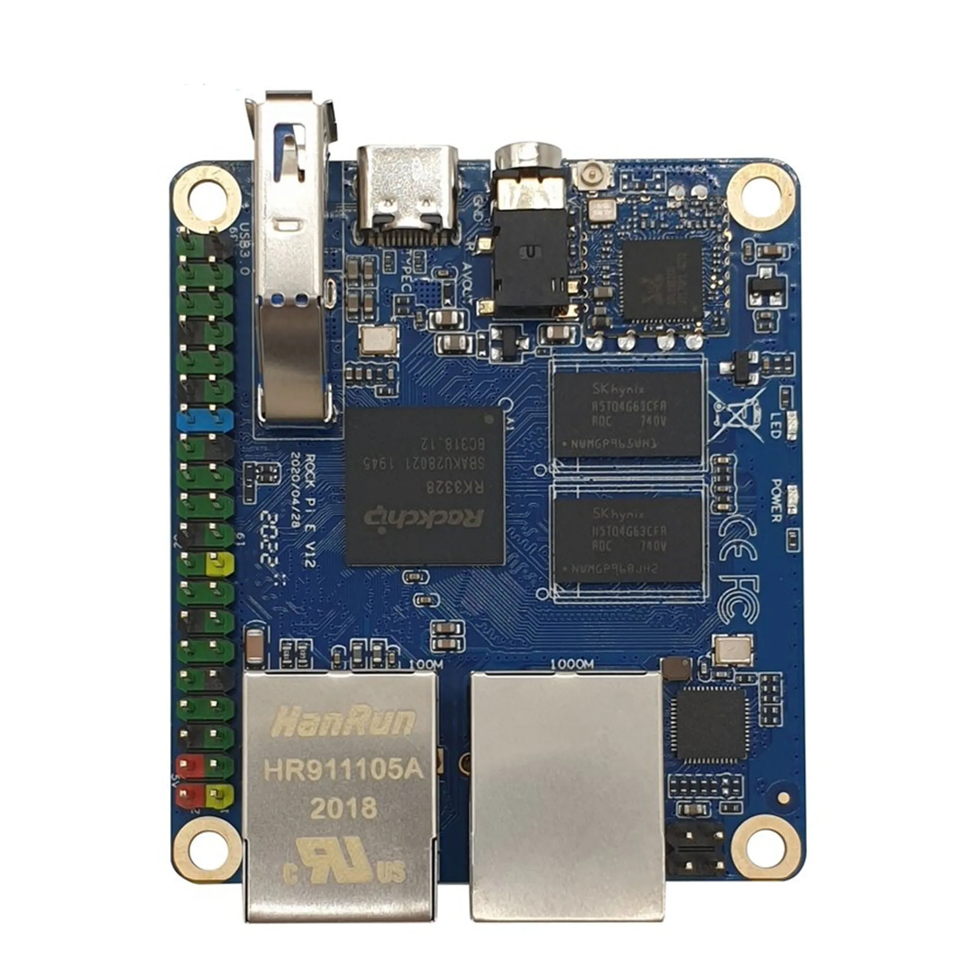 Imagem -06 - Rockchip Rk3328 Single Board Computer 1gb 512mb Ddr3 Sbc Suporta Debian Ubuntu Openwrt o Mesmo Que Nanopi R2s Uso para Iot