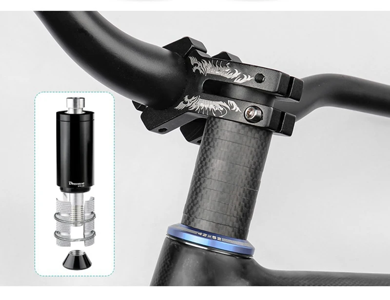 Höhenverlängerung für MTB, Rennrad, BMX, Faltrad-Lenker, Versteckter Riser aus Aluminiumlegierung, Gabelrohr-Verlängerung – Detail 2