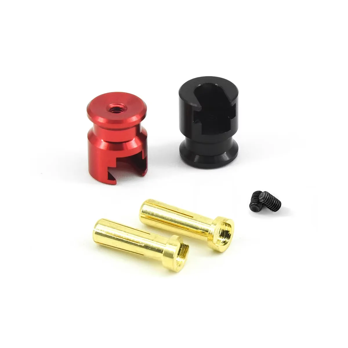 

Hot team Heatsink Bullet Plug Grips with 4mm/5mm/4to5mm Bullets for 1/10 Off-Road Truck RC Car Upgrade Parts Battery