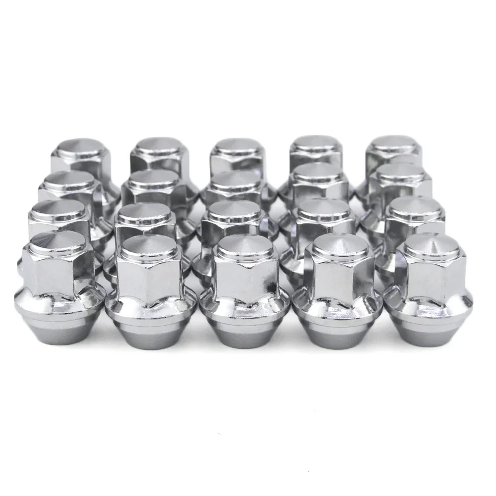 

20pcs For Ford Car Tire Wheel Lug Nuts M12x1.5 19mm OEM Factory Style Steel Tire Bolt Screws