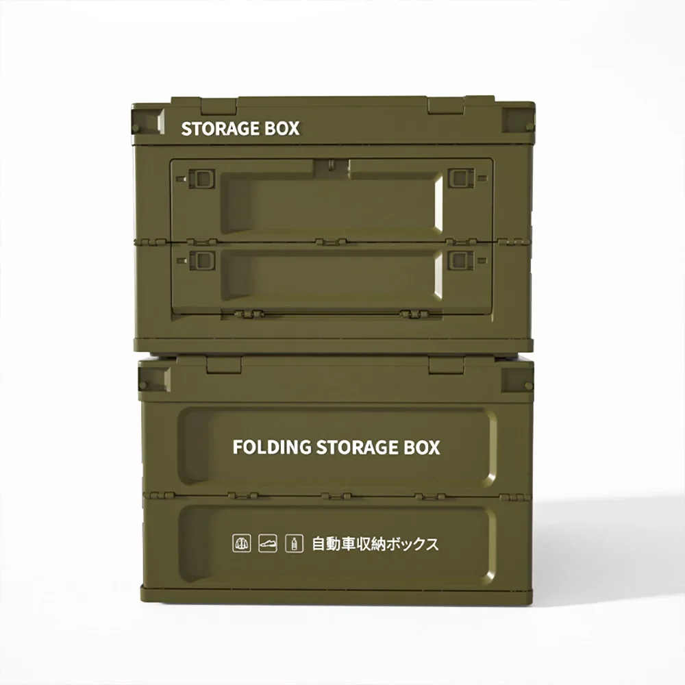Outdoor Camping Storage Box, Multi-Purpose Crate, Folding Portable Storage Box, Pátio e Carro