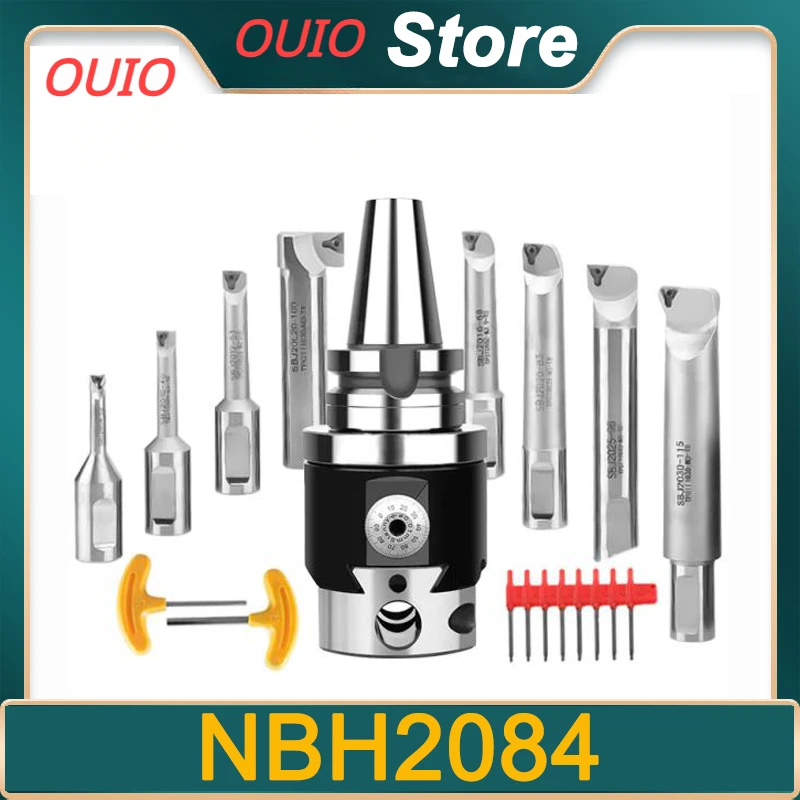 

OUIO NBH2084 Boring Head Boring Tool Suit Boring Head NBH BT30 BT40 BT50 NT30 NT40 NT50 R8 MTA Tool Holder Boring Tool