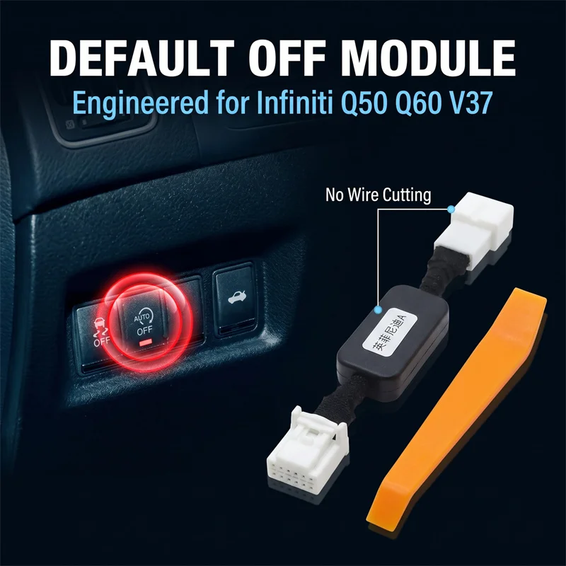 Pour Infiniti Q50 Q60 V37 2015 2016 2017 2018-2022 – Câble de suppression du système de démarrage/arrêt automatique du moteur