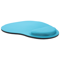 Wrist Mouse Pad Sponge Rest Mat Breathable Sky-blue Memory for Computer Sbr Support