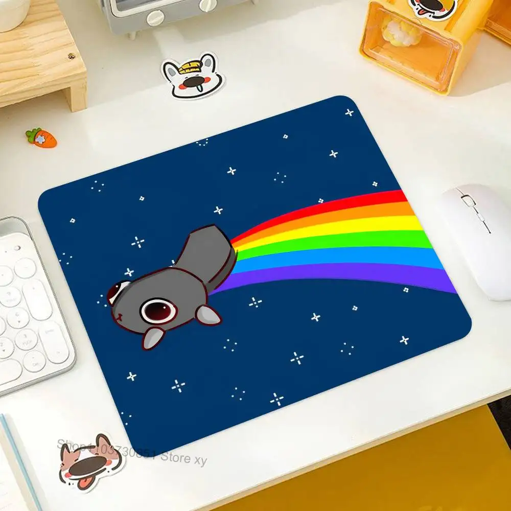 Dandys W-World Pebble Mousepad Small LockEdge Mouse Pad For Gamers Computer Desk Pad Rectangular Anti-slip Rubber