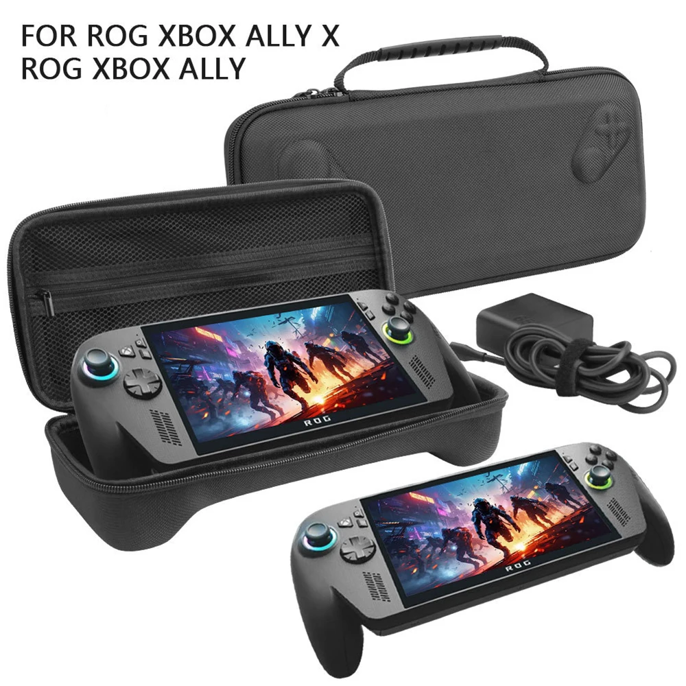 

for ROG Xbox ALLY X Handheld Game Console Storage Bag EVA Hard Box Handle Carry Case Portable Pouch Hand Bag Game Accesories
