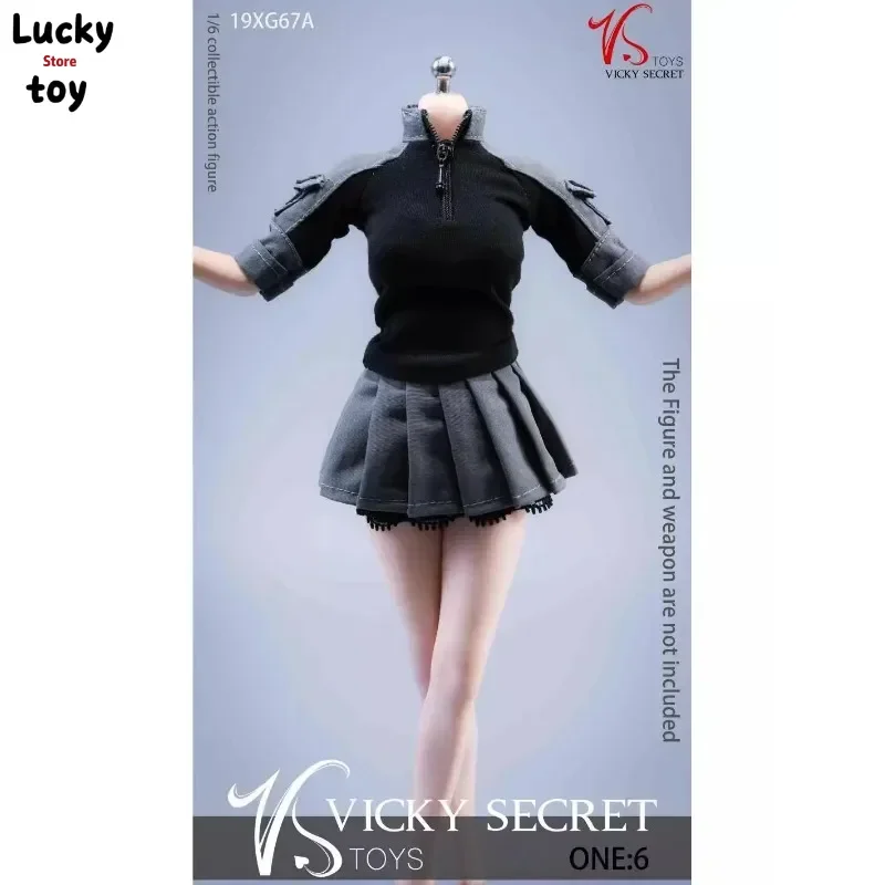

VSTOYS 1/6 Scale Soldier Urban Female Combat Uniform 19XG67 Training Skirt Suit for 12inch Soldier Doll Toys