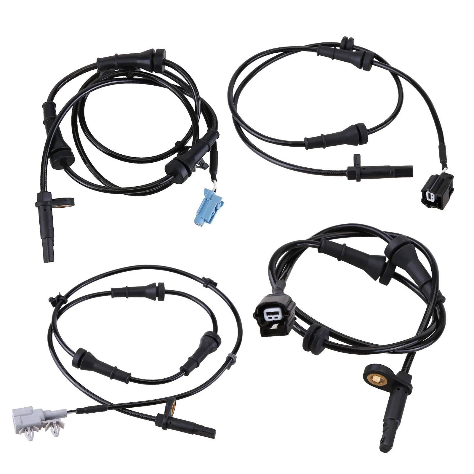 

4 шт. совместимы с Nissan Murano 2009-2012 AWD ABS датчик скорости колеса спереди сзади справа и слева