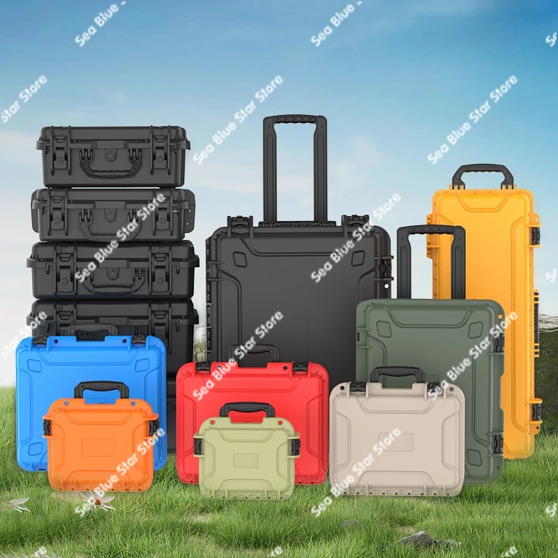 Cross-border waterproof sealed safety box, high-end fashion precision instruments and equipment shockproof portable storage box
