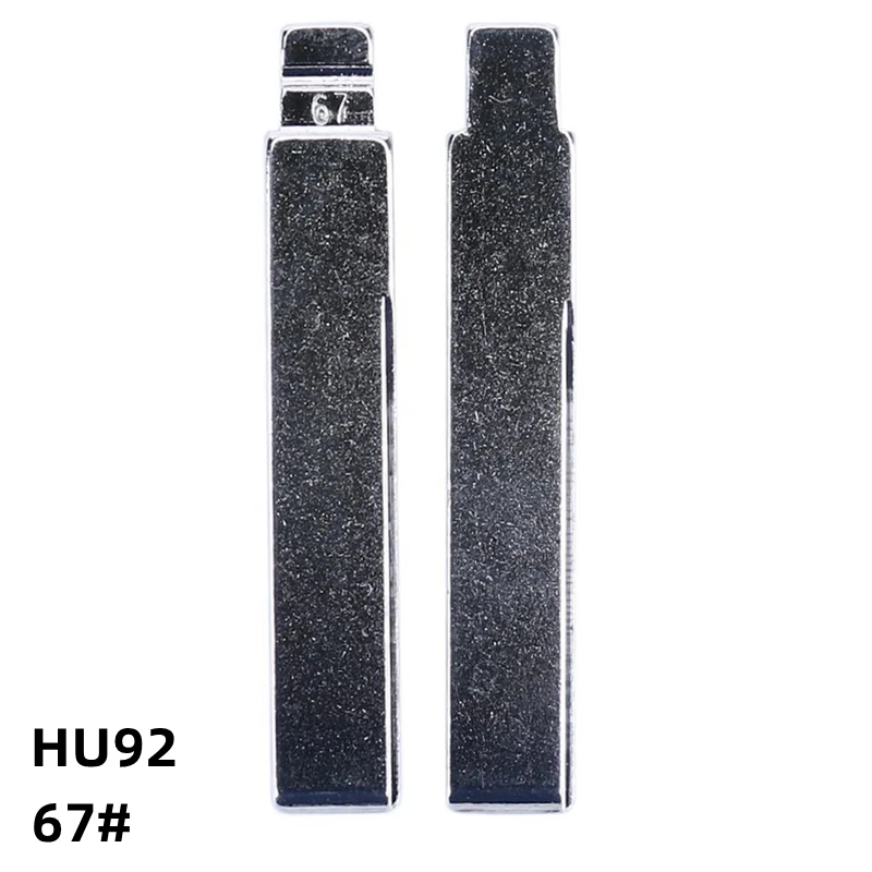 XIEAILI 5Pcs 67# HU92 Metal Blank Uncut Remote Key Blade For Keydiy KD Xhorse VVDI JMD