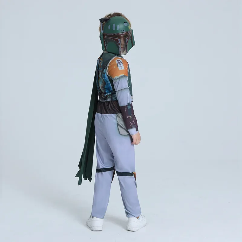 Kinderjongen Beloning Jager Boba Fett Cosplay Kids Fancy-Dress Halloween Carnaval Cosplay Kostuum