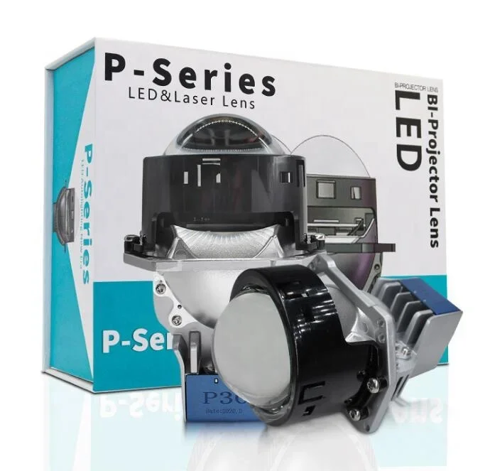 P30 3Inch Bi LED projector lens 65W per bulb headlight with mini H13 Xenon lens kit