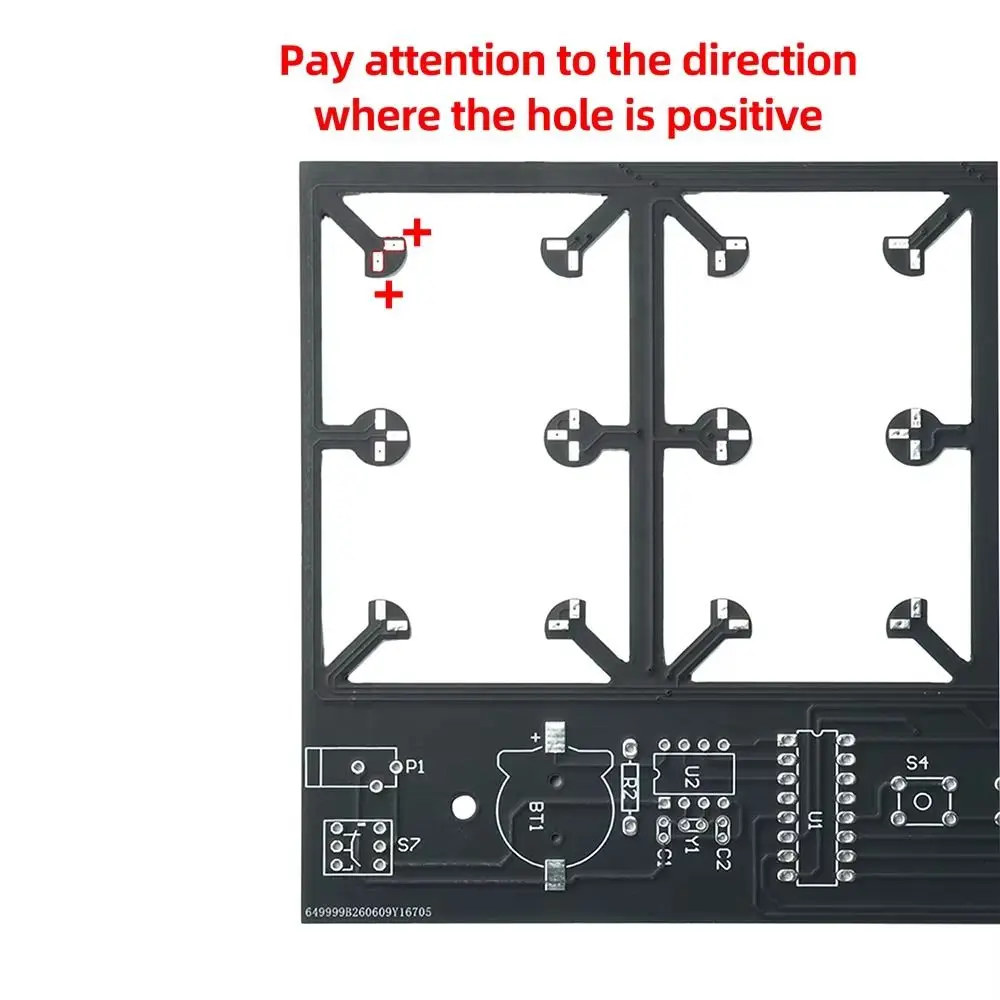 DC 5V Powered Soldering Practice Kit 4-Bit Display Lighting Adjustment Digital Clock Kit Warm LED Lighting DIY Electronics Kit