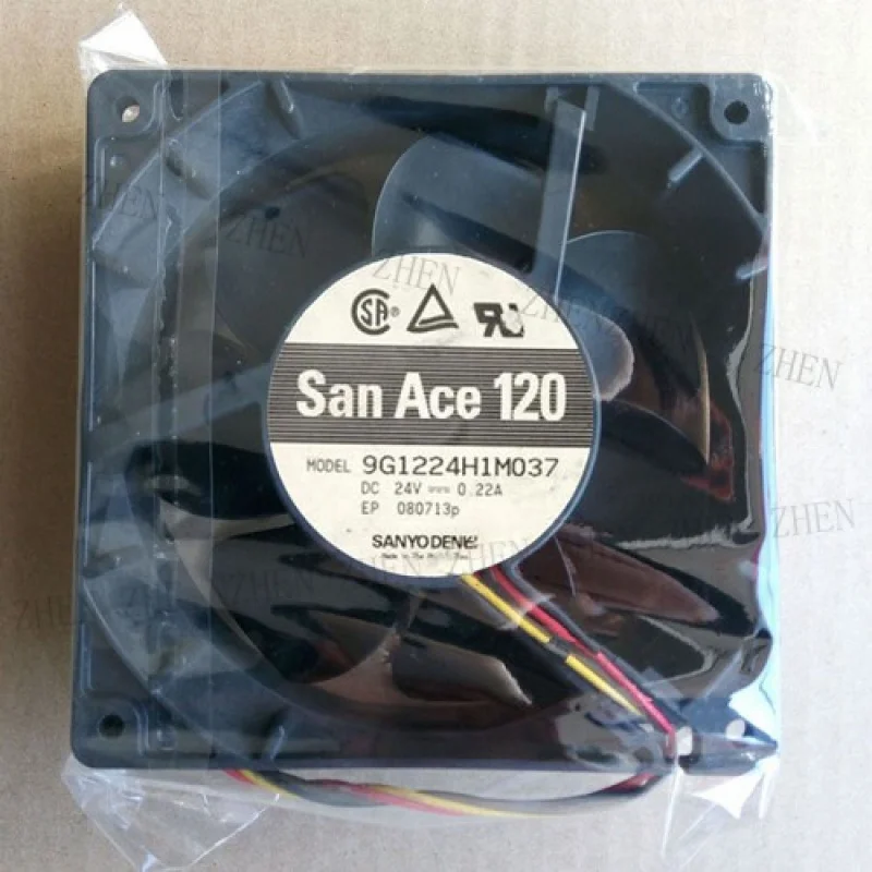 

Y 1PC New 9G1224H1M037 For SANYO San Ace120 24V 0.22A cooling fan # QW.