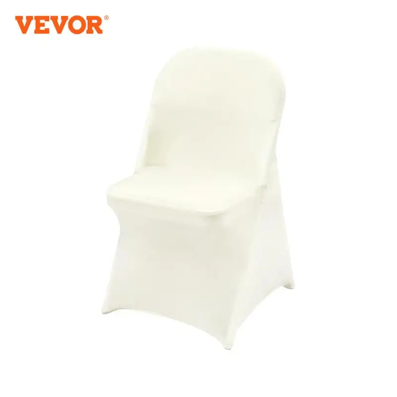 VEVOR 30/50pcs Spandex Wedding Chair Seat Cover Washable Protective Slipcovers for Wedding Holiday Banquet Universal Chair Cover