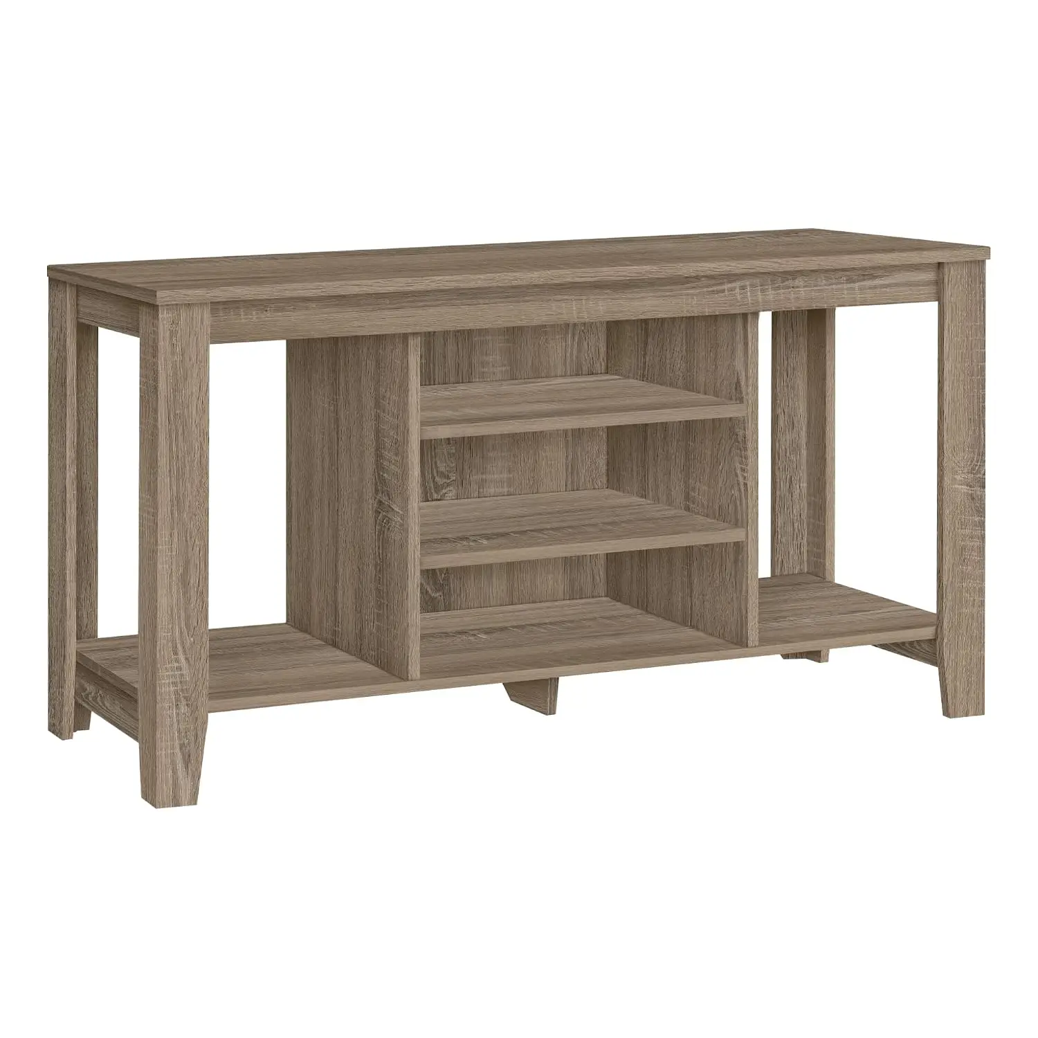 Dark Taupe Reclaimed-Look TV Console 48-Inch, Customized