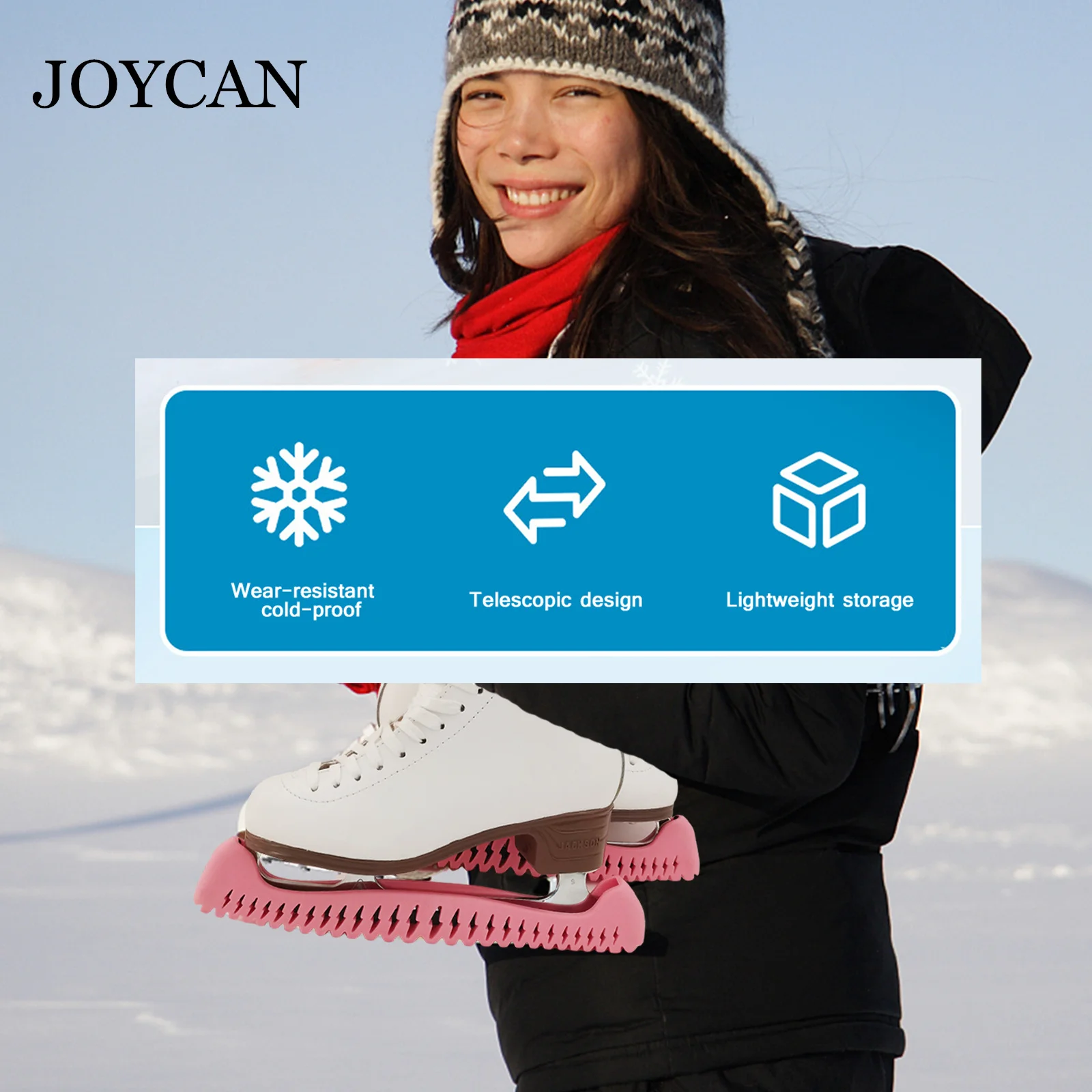 غطاء شفرة تزلج مرن غير قابل للانزلاق من JoyCan واقيات تزلج وملحق واقي السكاكين
