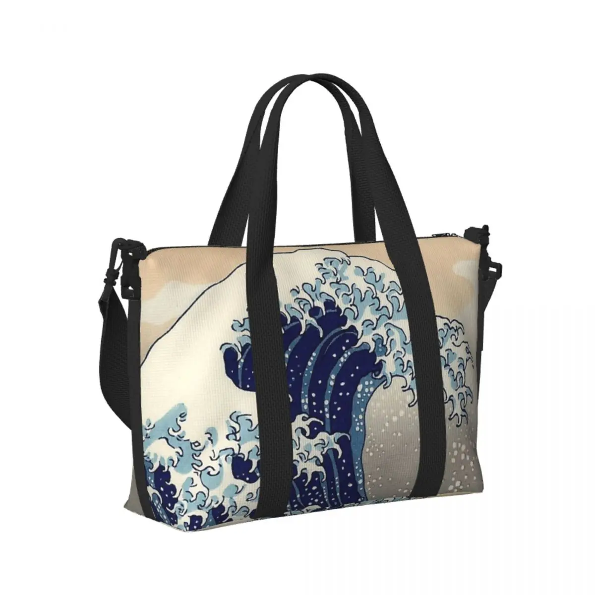

Пляжная дорожная сумка Great Wave Of Kanagawa, большая вместительная сумка-тоут для спортзала, спортивная женская дорожная сумка для покупок