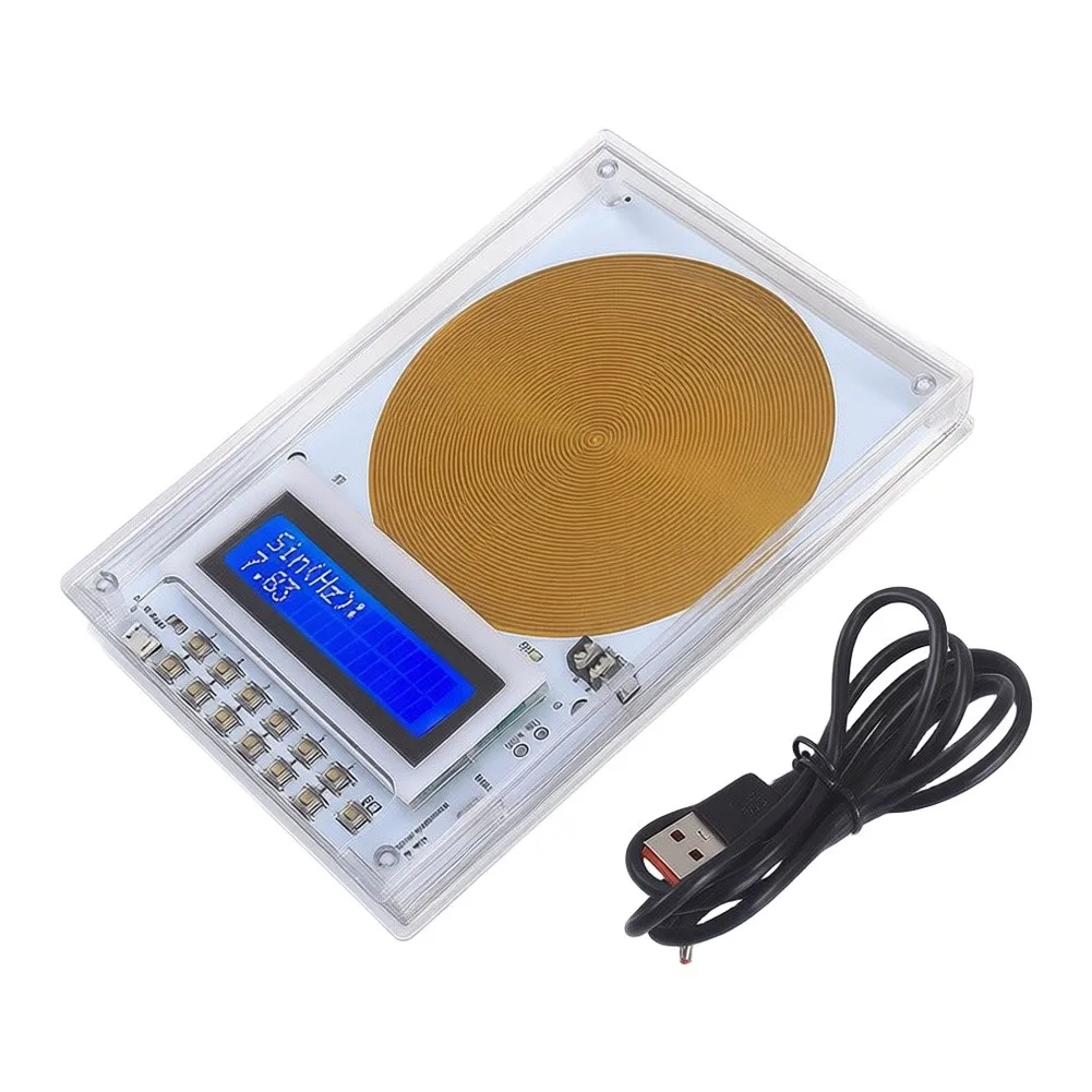Compact FM For Schumann Wave Generator 0.1Hz-99999Hz Dual Channel Sine Square Wave Output for R&D and Education