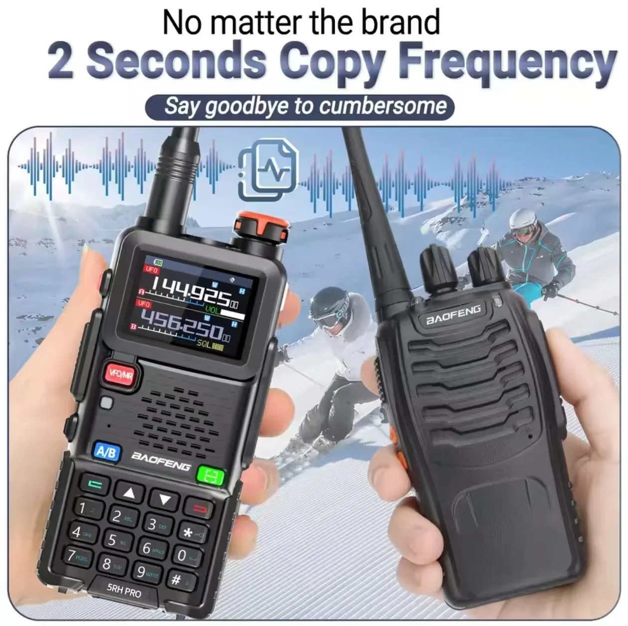 Baofeng Walkie-talkie UV-5RHPRO High-power Outdoor Wireless Handset GPS Positioning 10W
