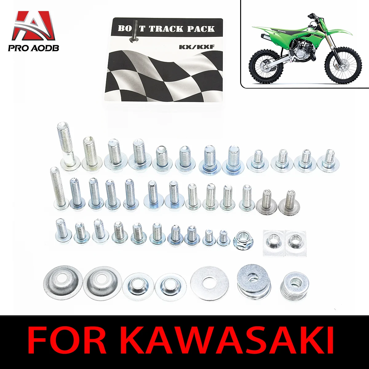 2003-2024 For KAWASAKI KX KLX 80 85 100 125 250 450 For YAMAHA YZ WR For HONDA CRF Bolt Full Fastener Kit Hardware fittings