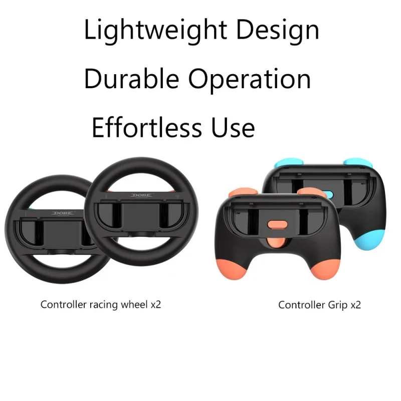 Volante de corrida e apertos de mão para switch 2,4 em 1 gamepad alça para switch 2 controlador suporte suporte