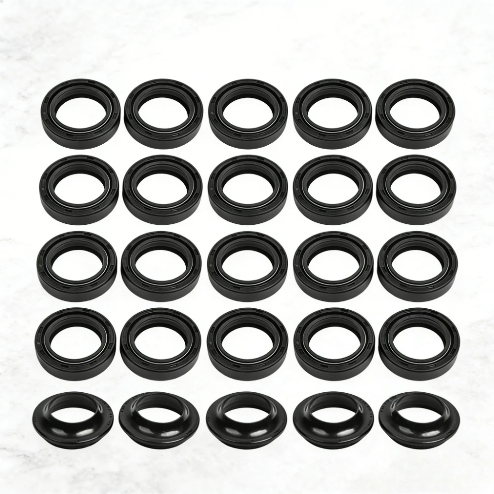 

4pc/8pc 26x37x10.5 26 37 mm Motorcycle Front Fork Damper Oil Seal & Dust Seal For Suzuki DS80 JR80 2002-2004 RM50 RM60 1979-1983