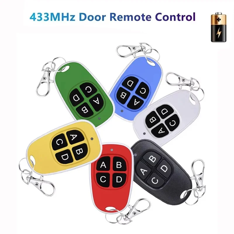 

433MHz Copy Code Remote Control Universal Copy Remote Control Cloning Electric Gate Opener Duplicator Car Key Remote Controller