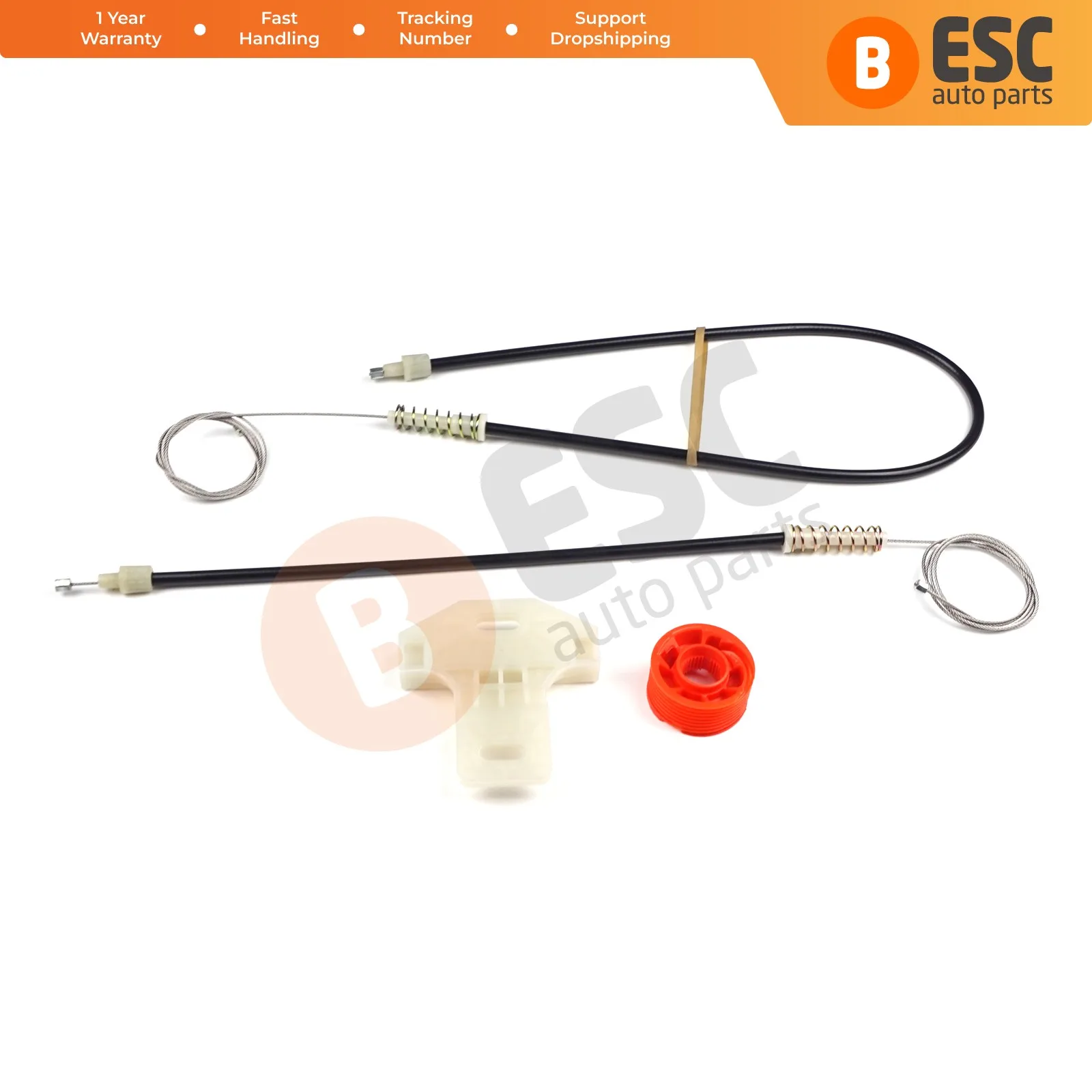 ESC Auto Parts EWR1130 Electrical Power Window Regulator Repair Kit Front Right Door for DAF CF85/95 :1779728 Ship From Turkey