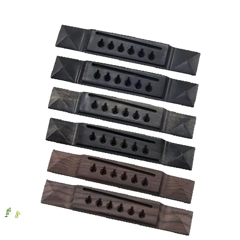 HUATOOL Acoustic Guitar Bridge for 6 String Martin Style  Many Material Styles HUATOOL