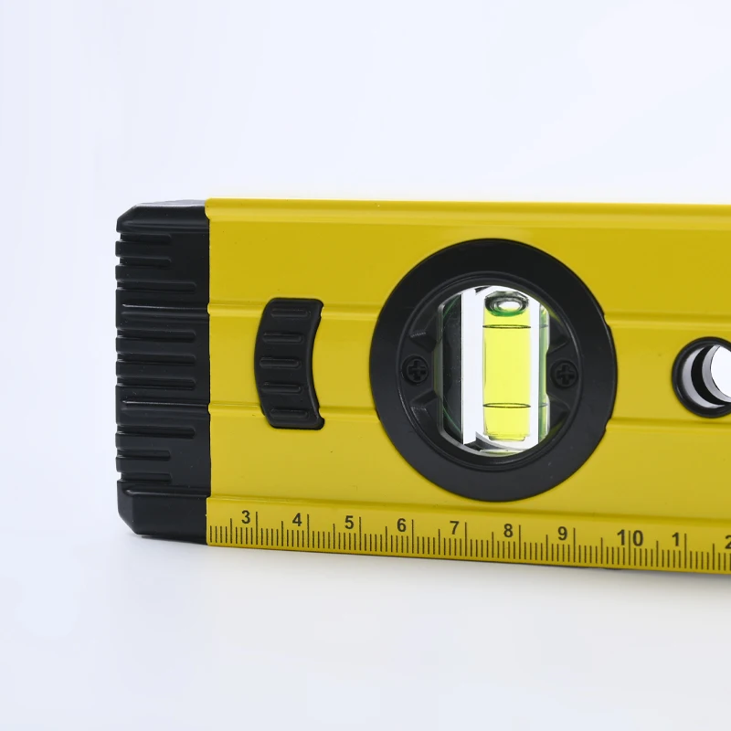 Aangepaste zware professionele aluminium draagbare niveauliniaal niveaumeetinstrumenten waterpas