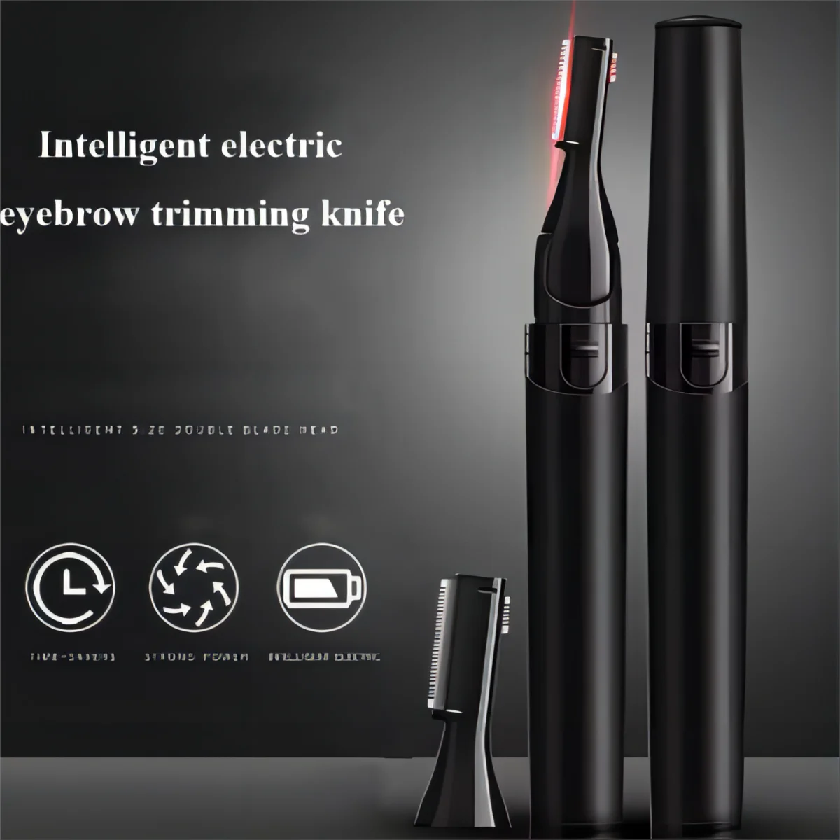 آلة تشذيب الحواجب الكهربائية المحمولة ، أدوات الحلاقة ، تشكيل الحاجب ، الحلاقة مع Duals ، القاطع ، تصميم الرأس ، قابل للغسل ، الشعر