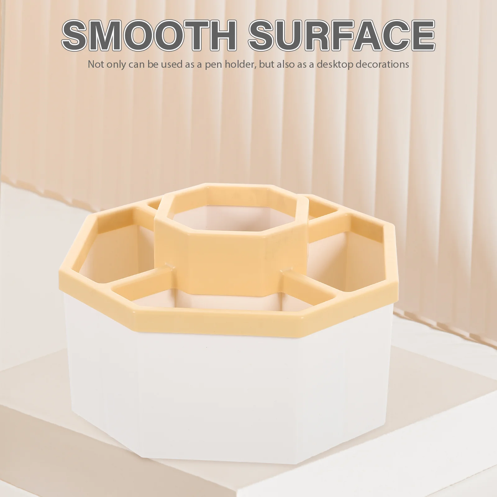 

Storage Box Premium Abs Rotatable Desktop Organizer For Makeup Brushes Pens Sundries Compartment Container