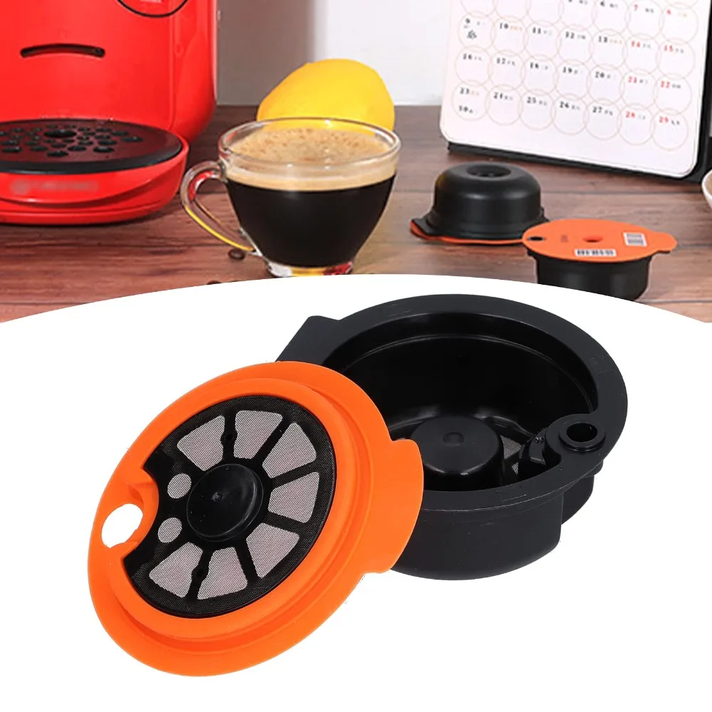 

Refillable Coffee Pods Reusable Espresso Capsules 60/180/220ML Coffee Filter Cup Kit with Brush and Spoon for Tas Coffee Machine