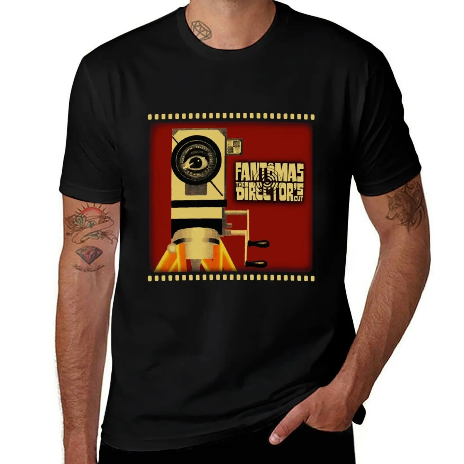 

Fantomas T-Shirt t shirts cotton 100% t shirts for man graphic vintage T-Shirt