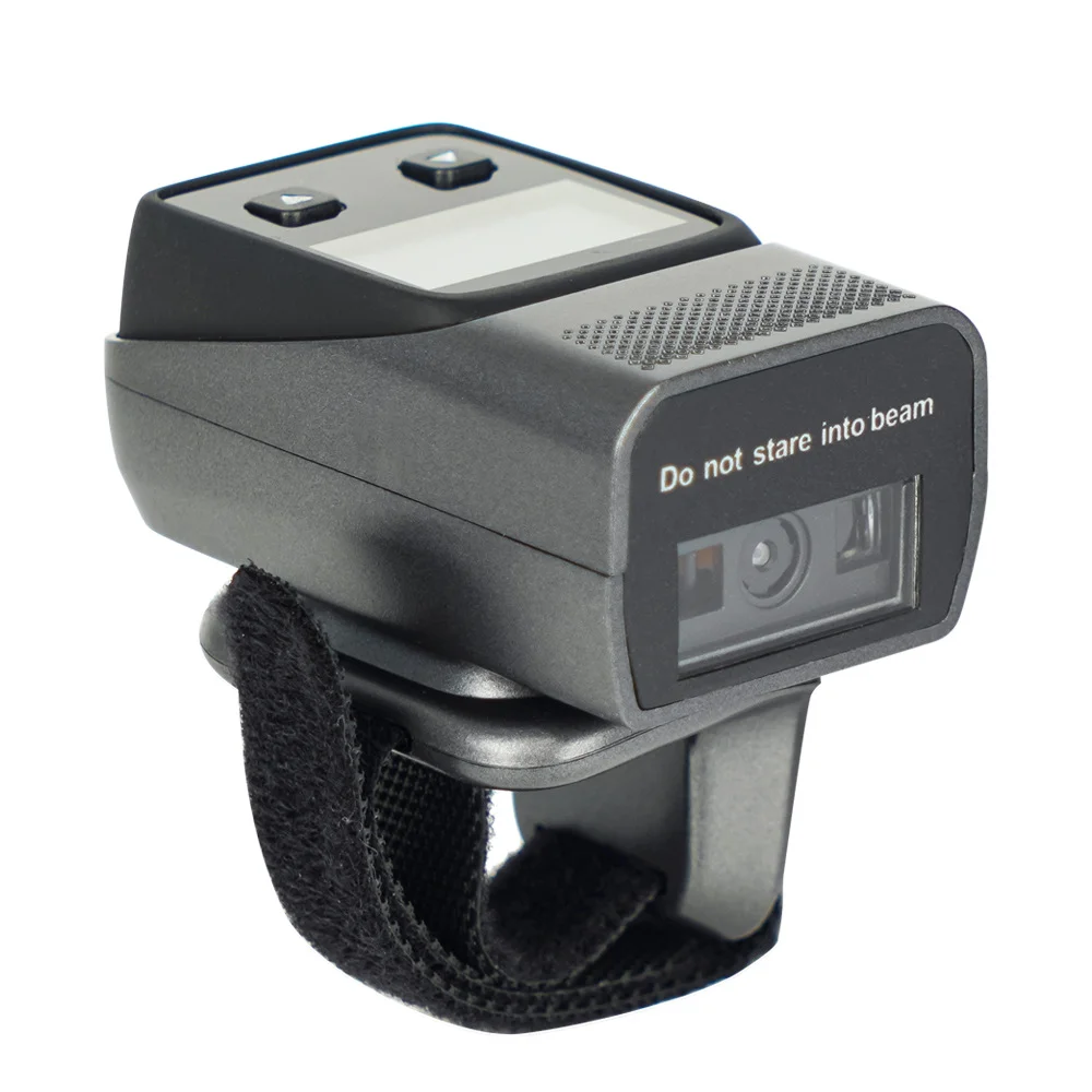 New Bluetooth Portable 2D Wearable Mini Barcode Scanner Ring King Wireless Barcode Scanner