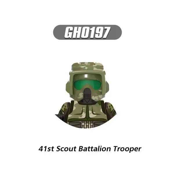 Shadow Stormtrooper Building Blocks Stone Ganch Bly Bricks Squad Figures Commander Fox Mini Figurines Kid TV6108 Toys