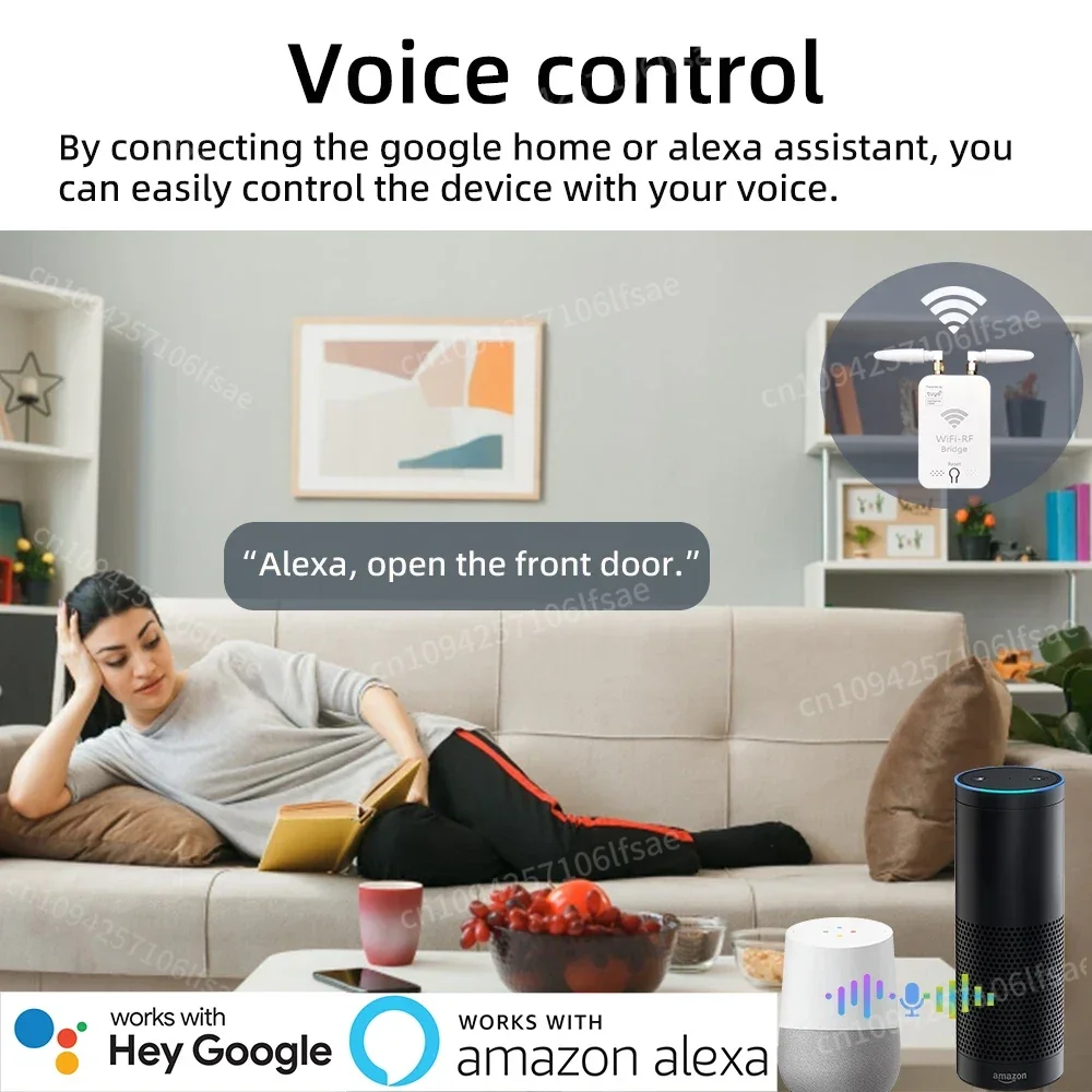 ZSVIOT Tuya الذكية واي فاي RF الناسخ التحكم عن بعد نسخة للباب الكهربائي المتداول ستارة الباب المظلة ظلة التحكم عن بعد #6