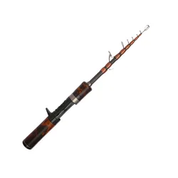 Caña Luya telescópica carbono – Boca caballo mango madera micro
